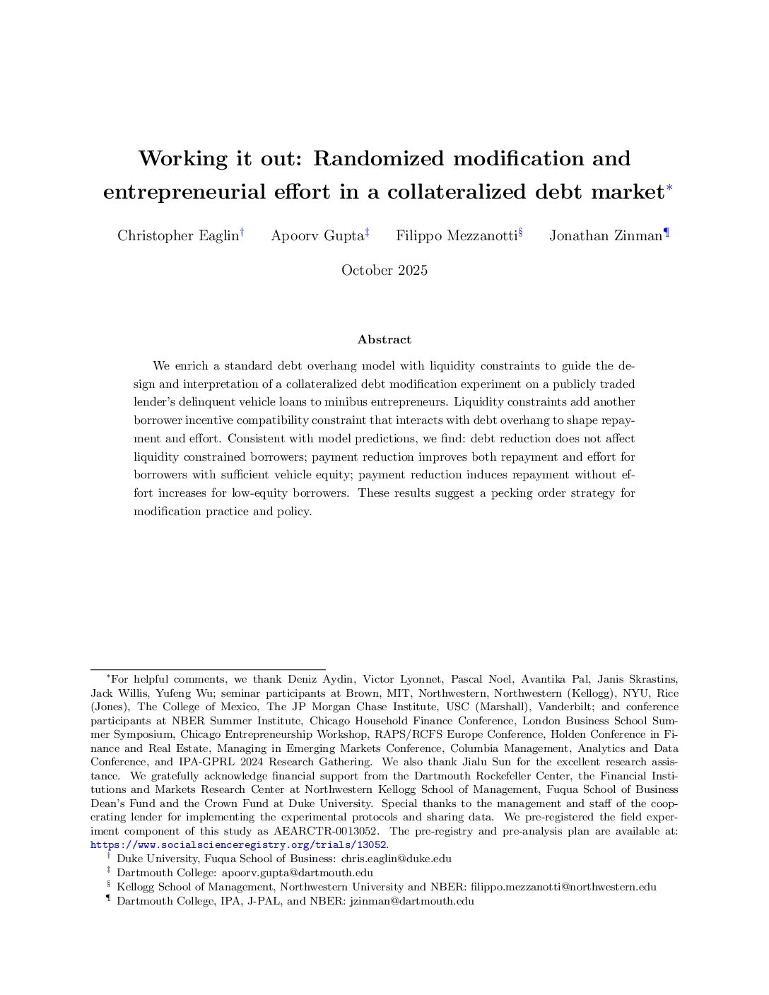Finance Seminars and Conferences at UVA